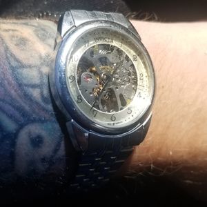 Vintage invicta skeleton watch